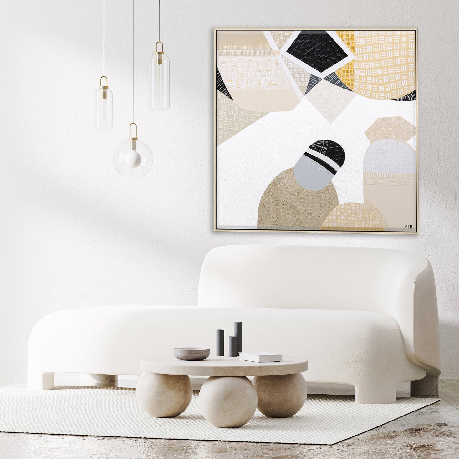 Ani Ipradjian an abstract artist Inspired by the wide-open beauty of the Australian Outback, Australian Outback Road 5 is an original abstract painting by Melbourne-based artist Ani Ipradjian. Earthy mustard tones and ocean blues reflect the rich land and coastal beauty captured during Ani’s cross-country train journey from Melbourne to Perth. This piece celebrates Australia's natural essence through bold colour and textured form—perfect for collectors, decorators, and lovers of contemporary Australian art.