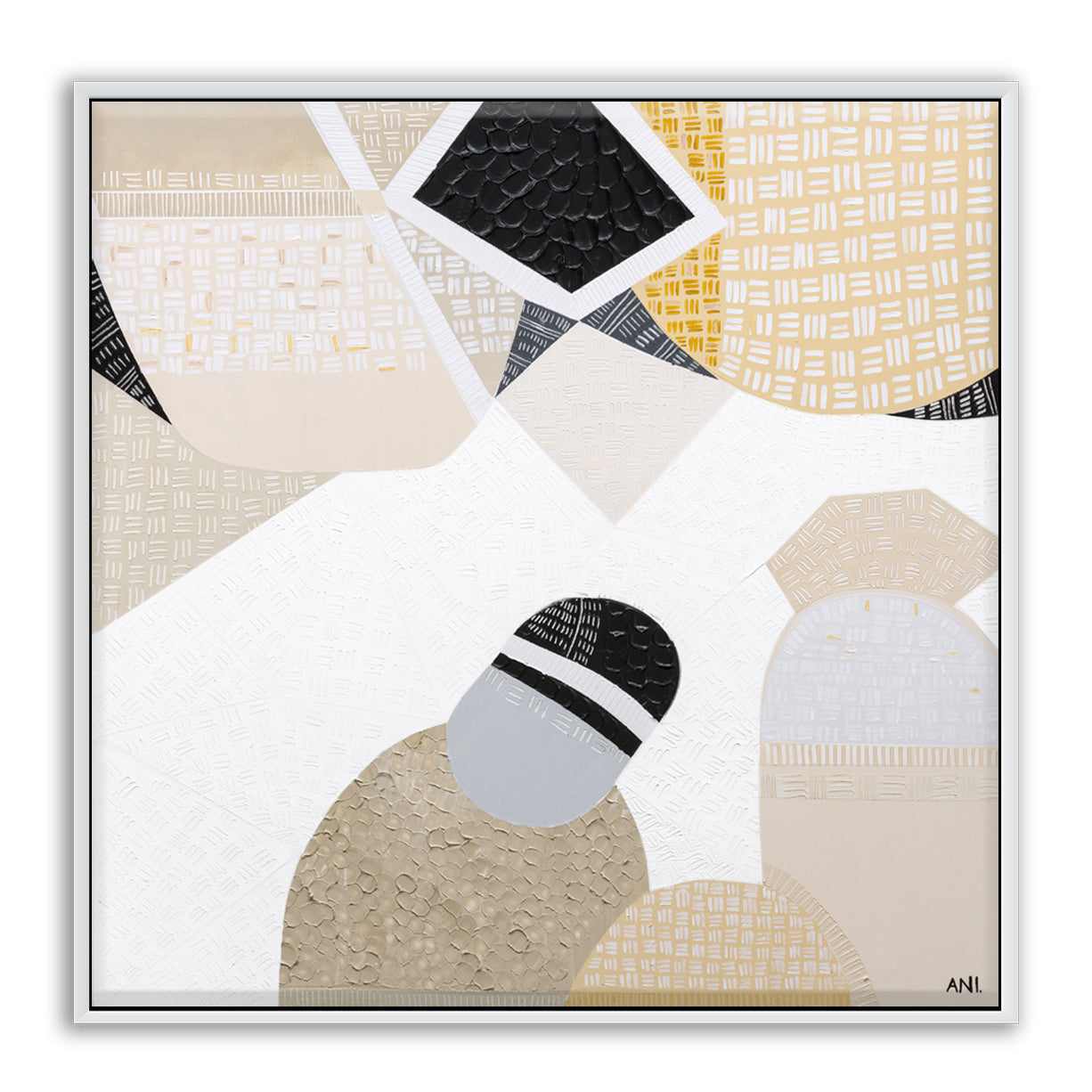 Ani Ipradjian an abstract artist Inspired by the wide-open beauty of the Australian Outback, Australian Outback Road 5 is an original abstract painting by Melbourne-based artist Ani Ipradjian. Earthy mustard tones and ocean blues reflect the rich land and coastal beauty captured during Ani’s cross-country train journey from Melbourne to Perth. This piece celebrates Australia's natural essence through bold colour and textured form—perfect for collectors, decorators, and lovers of contemporary Australian art.