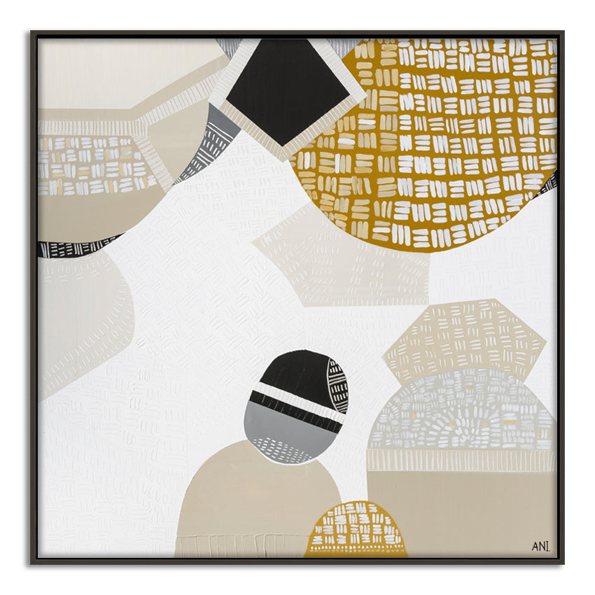 Australian Outback Road print by Ani Ipradjian – abstract landscape art featuring earthy tones, textured brushstrokes, and iconic Australian desert scenery. Perfect for modern interiors and collectors worldwide.