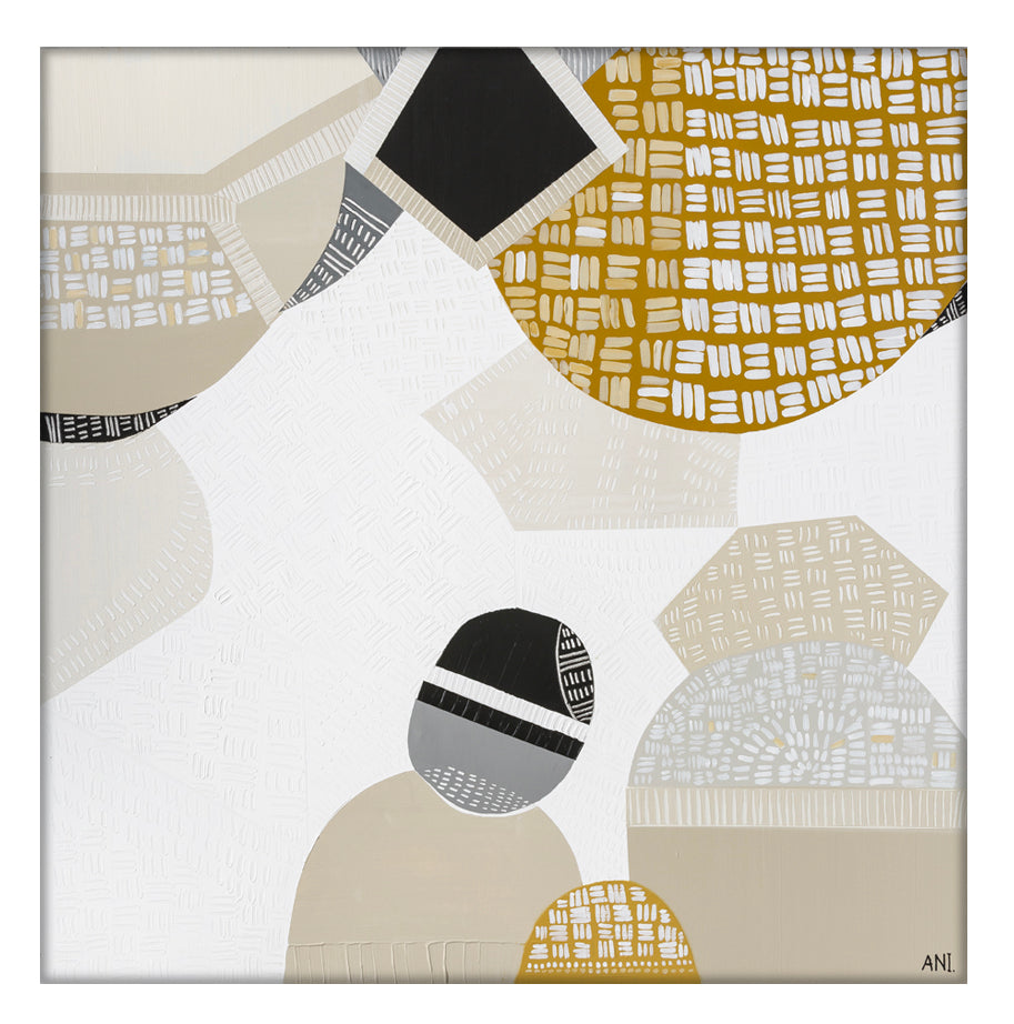 Australian Outback Road print by Ani Ipradjian – abstract landscape art featuring earthy tones, textured brushstrokes, and iconic Australian desert scenery. Perfect for modern interiors and collectors worldwide.