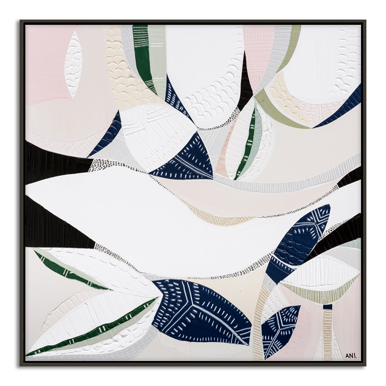 "Australian Wild Flower 2 art print by Ani Ipradjian – abstract native floral print inspired by Australia’s wildflowers, as featured on The Block 2022"