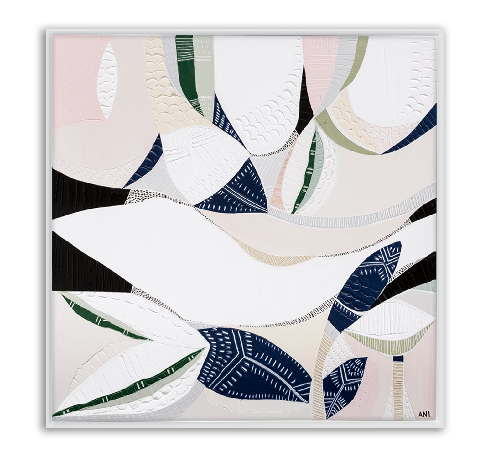 "Australian Wild Flower 2 art print by Ani Ipradjian – abstract native floral print inspired by Australia’s wildflowers, as featured on The Block 2022"