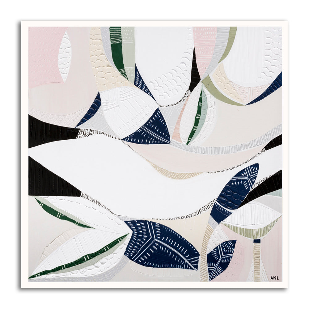 "Australian Wild Flower 2 art print by Ani Ipradjian – abstract native floral print inspired by Australia’s wildflowers, as featured on The Block 2022"