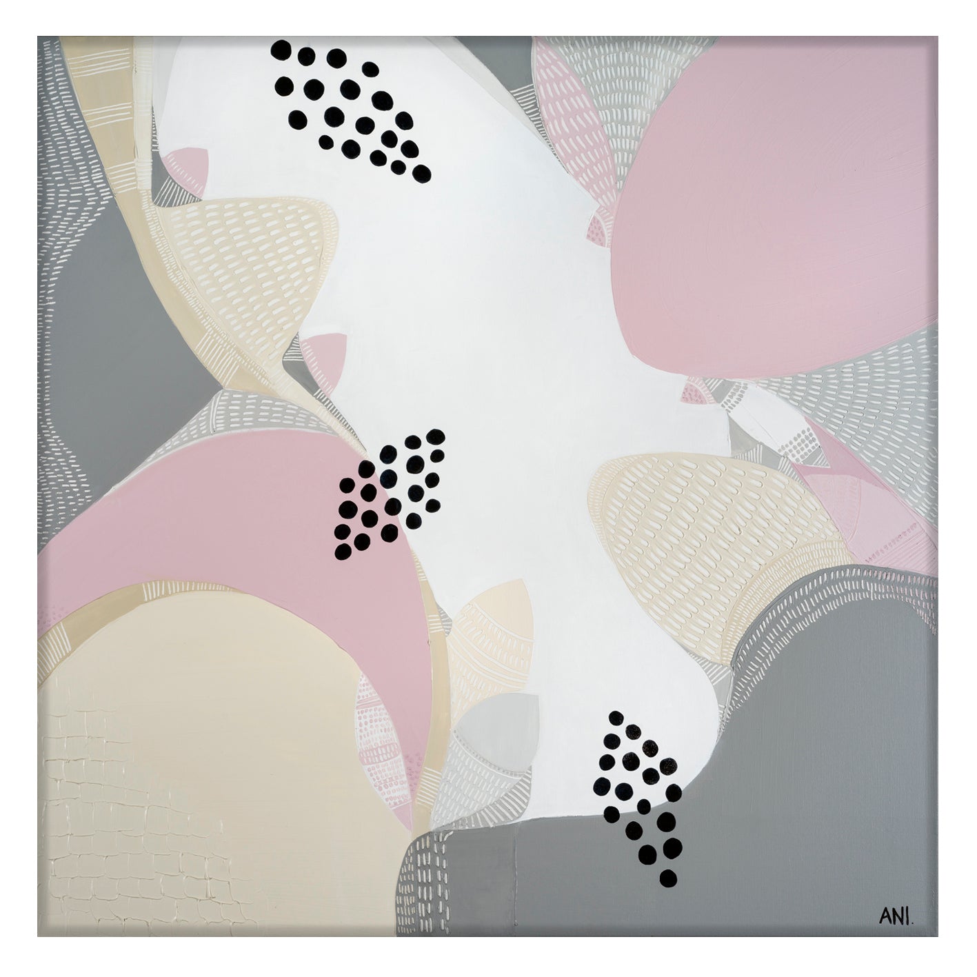 "Banksia Dreams print by Ani Ipradjian – abstract Australian art featuring native Banksia flowers, ideal for nature lovers and botanical interiors"