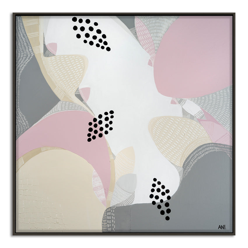 "Banksia Dreams print by Ani Ipradjian – abstract Australian art featuring native Banksia flowers, ideal for nature lovers and botanical interiors"