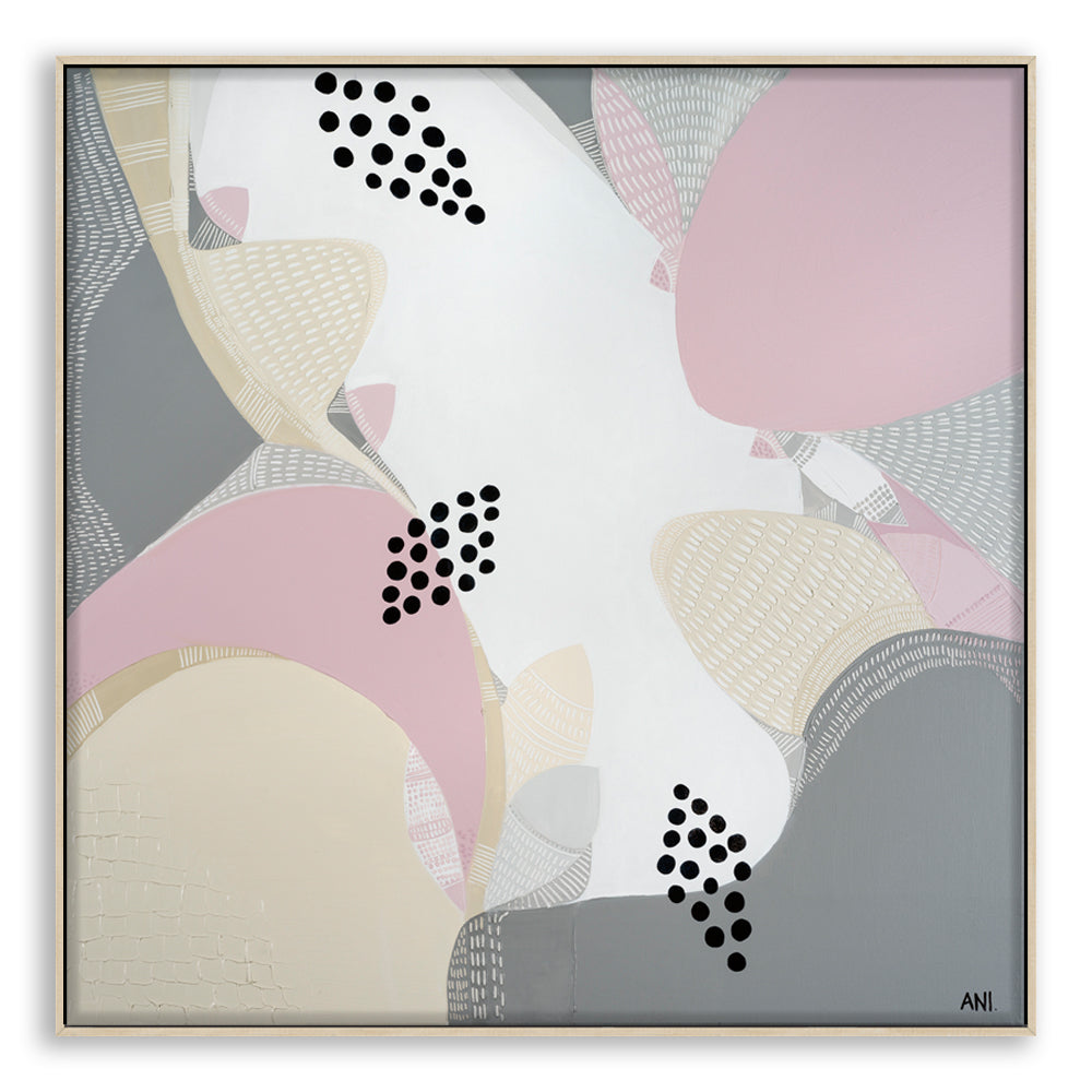 "Banksia Dreams print by Ani Ipradjian – abstract Australian art featuring native Banksia flowers, ideal for nature lovers and botanical interiors"