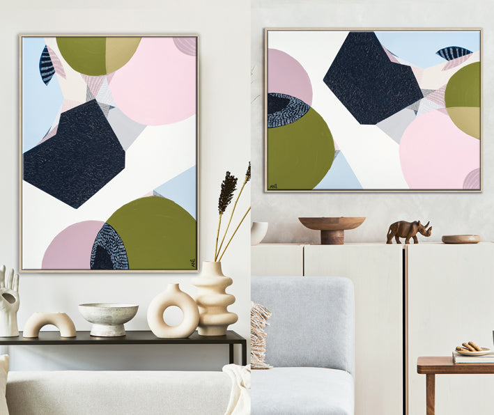 Bondi Love 2 – coastal art print by Ani Ipradjian capturing the textures, colours, and cultural energy of Sydney’s Bondi Beach, perfect for international collectors of Australian coastal artwork.