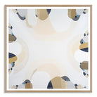 “Coastal Australia abstract coastal art print by Ani Ipradjian – beige, blue and teal geometric beach-inspired artwork for modern interiors”