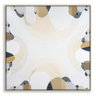 “Coastal Australia abstract coastal art print by Ani Ipradjian – beige, blue and teal geometric beach-inspired artwork for modern interiors”