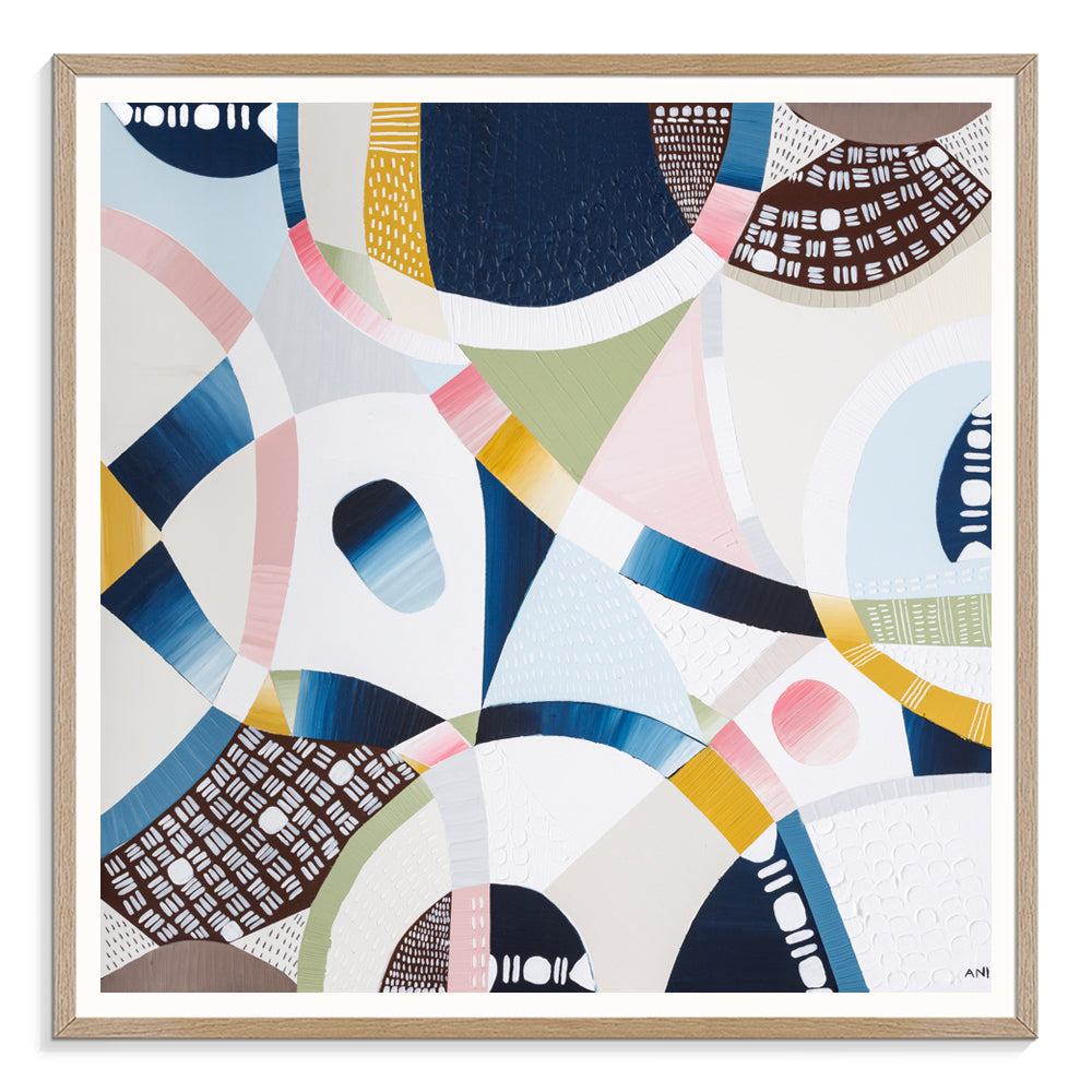 Falls Creek Aerial – Abstract Australian alpine landscape print by Ani Ipradjian, showcasing vibrant textures and colors inspired by Falls Creek, one of Australia's top ski destinations. Ideal for international art collectors and buyers seeking unique Australian artwork