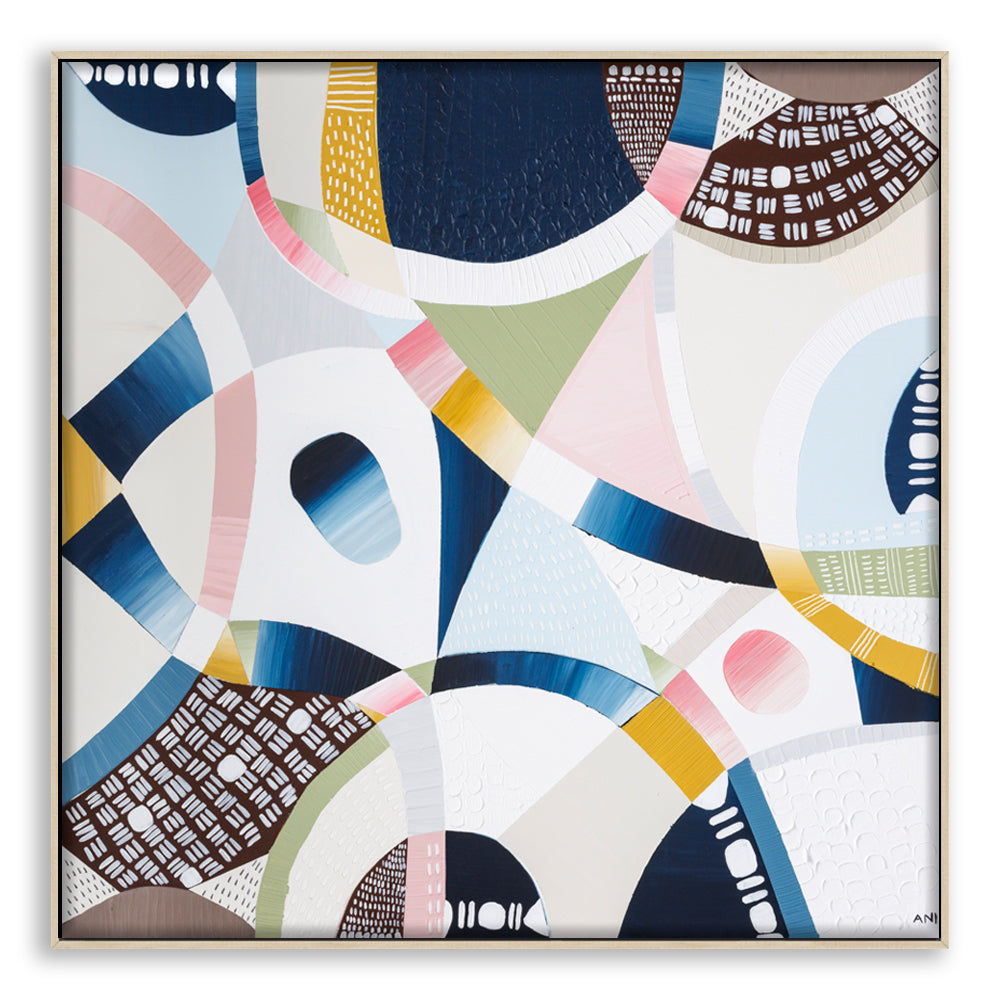 Falls Creek Aerial – Abstract Australian alpine landscape print by Ani Ipradjian, showcasing vibrant textures and colors inspired by Falls Creek, one of Australia's top ski destinations. Ideal for international art collectors and buyers seeking unique Australian artwork