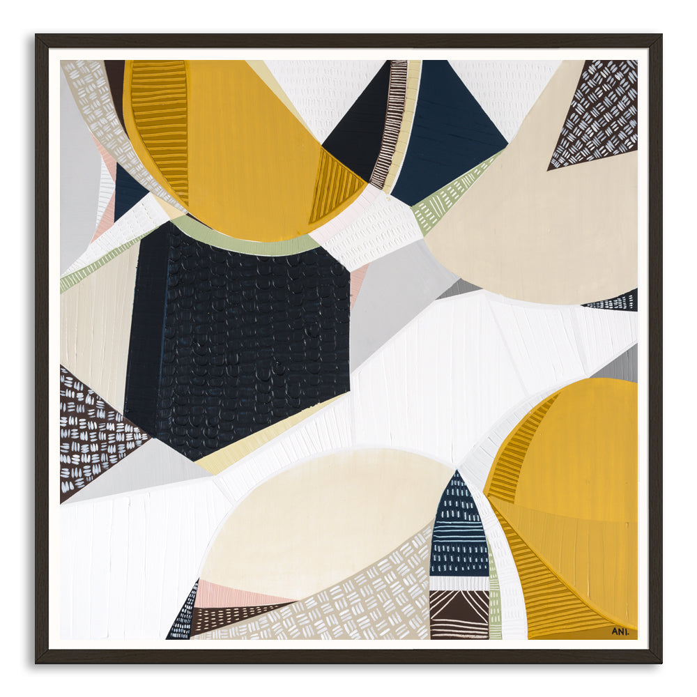 Great Western Plateau print by Ani Ipradjian – abstract Australian Outback art inspired by Uluru and desert landscapes, featuring earthy tones and textured detail. Perfect for collectors and interiors worldwide.