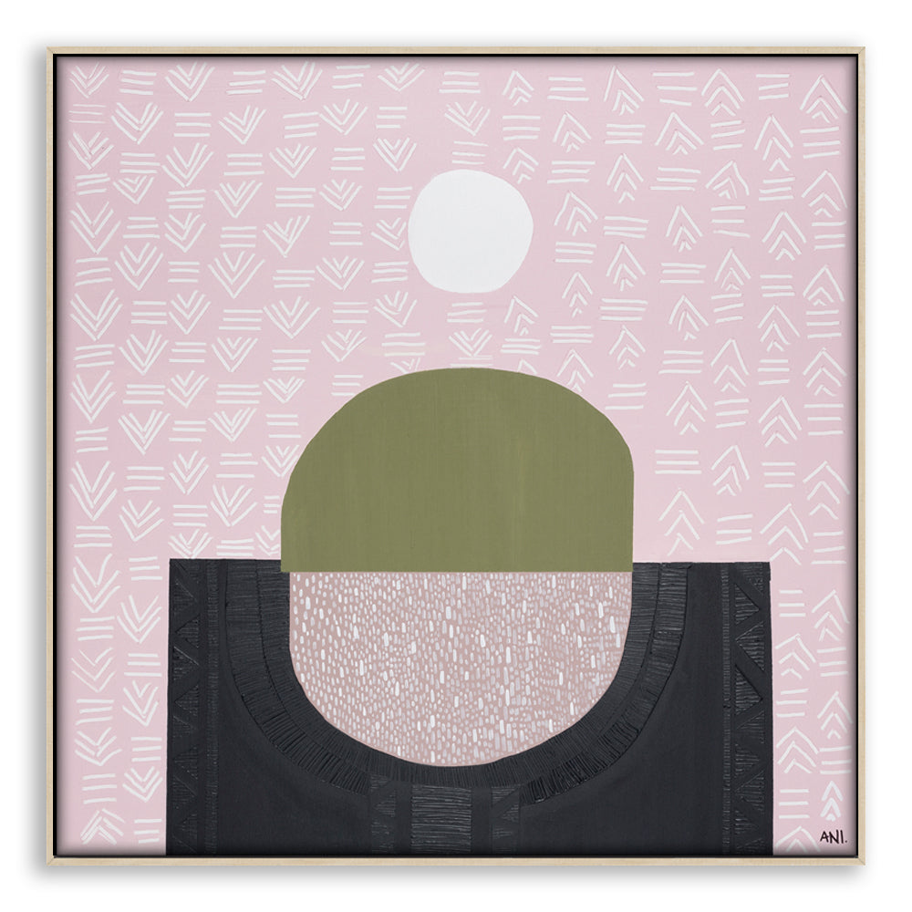 "Fertile Australia art print by Ani Ipradjian. A textured, abstract landscape inspired by Australia’s rich soil and gardening culture. Perfect for collectors of nature-inspired Australian wall art."