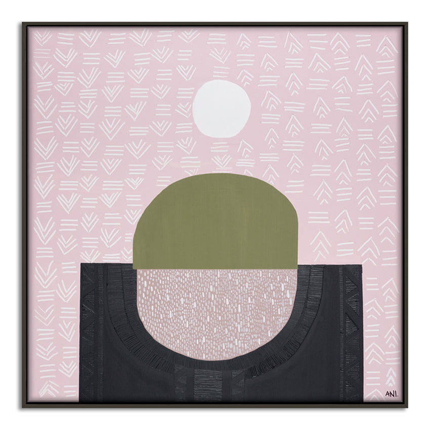 "Fertile Australia art print by Ani Ipradjian. A textured, abstract landscape inspired by Australia’s rich soil and gardening culture. Perfect for collectors of nature-inspired Australian wall art."