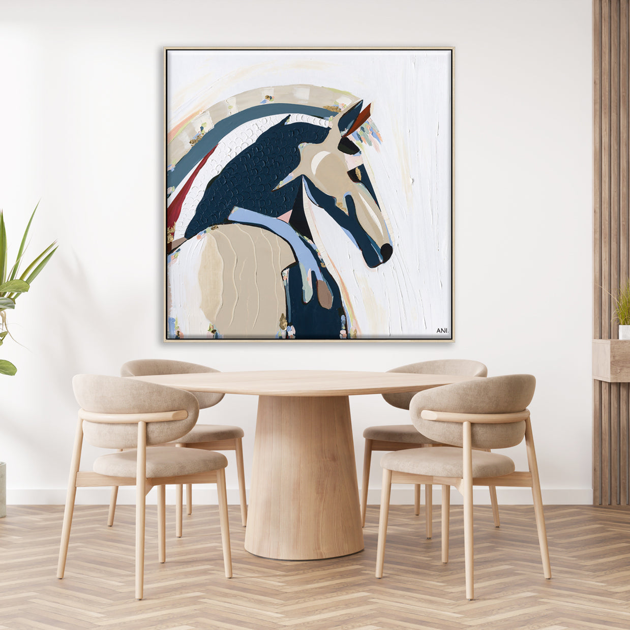 Year of the Fire Horse 2026 abstract artwork by Melbourne-based Australian artist Ani Ipradjian, inspired by the Chinese Zodiac Fire Horse symbolising strength, freedom, passion, and transformation, contemporary cultural art for collectors worldwide
