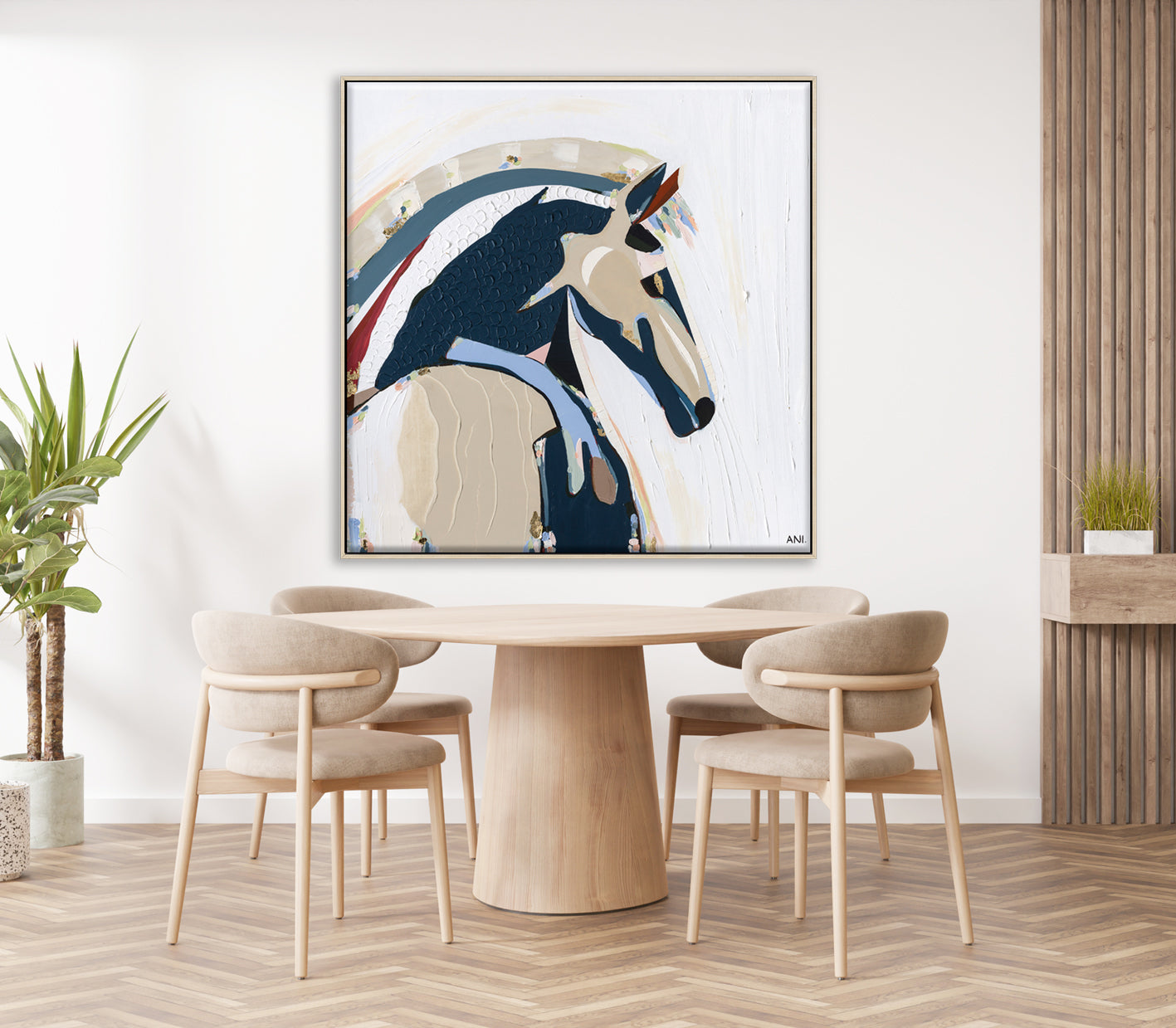 Year of the Fire Horse 2026 abstract artwork by Melbourne-based Australian artist Ani Ipradjian, inspired by the Chinese Zodiac Fire Horse symbolising strength, freedom, passion, and transformation, contemporary cultural art for collectors worldwide