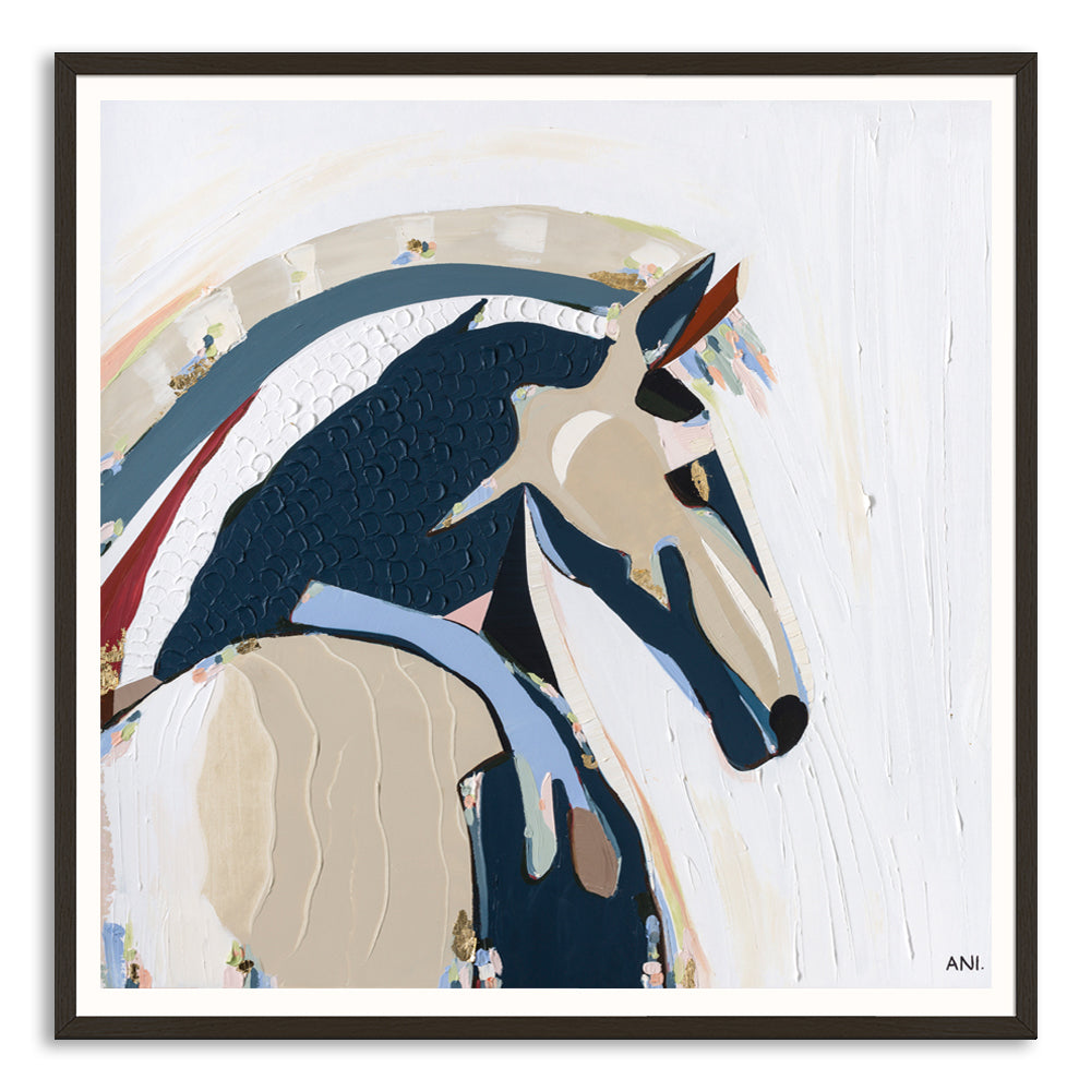 Year of the Fire Horse 2026 abstract artwork by Melbourne-based Australian artist Ani Ipradjian, inspired by the Chinese Zodiac Fire Horse symbolising strength, freedom, passion, and transformation, contemporary cultural art for collectors worldwide