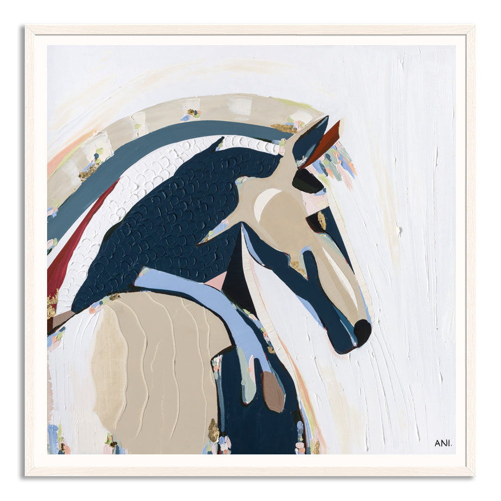Year of the Fire Horse 2026 abstract artwork by Melbourne-based Australian artist Ani Ipradjian, inspired by the Chinese Zodiac Fire Horse symbolising strength, freedom, passion, and transformation, contemporary cultural art for collectors worldwide