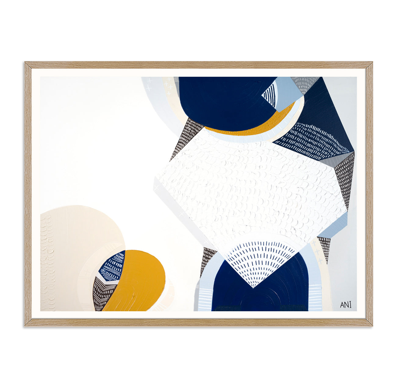 Abstract coastal painting of the 12 Apostles along the Great Ocean Road under a starry night sky, inspired by the Milky Way. Features deep blues, earthy tones, and textured brushwork. Created by Melbourne-based artist Ani Ipradjian to capture the beauty of Australia's natural coastal landmarks.