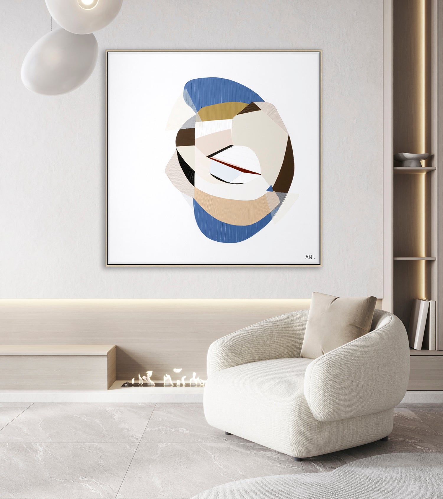 Golden Sapphire 1 - Ani Ipradjian Art