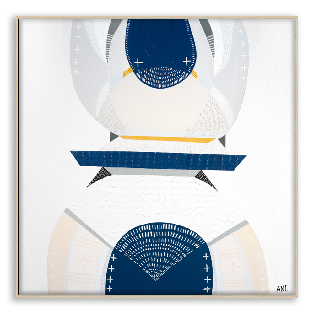 "Great Ocean Road Milky Way 1" – Original night sky painting by Australian artist Ani Ipradjian, inspired by the Milky Way above the 12 Apostles along Victoria’s Great Ocean Road, in textured celestial tones.