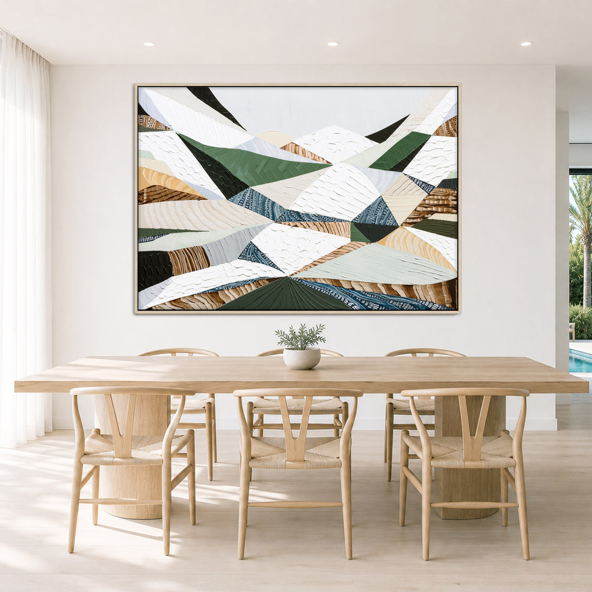Great Dividing Ranges original Australian mountain landscape painting by Melbourne-based Australian artist Ani Ipradjian, textured acrylic and mixed media canvas artwork in earthy browns and sage greens, framed in Tasmanian Oak, with Australian wall art, canvas prints and giclée fine art prints available.