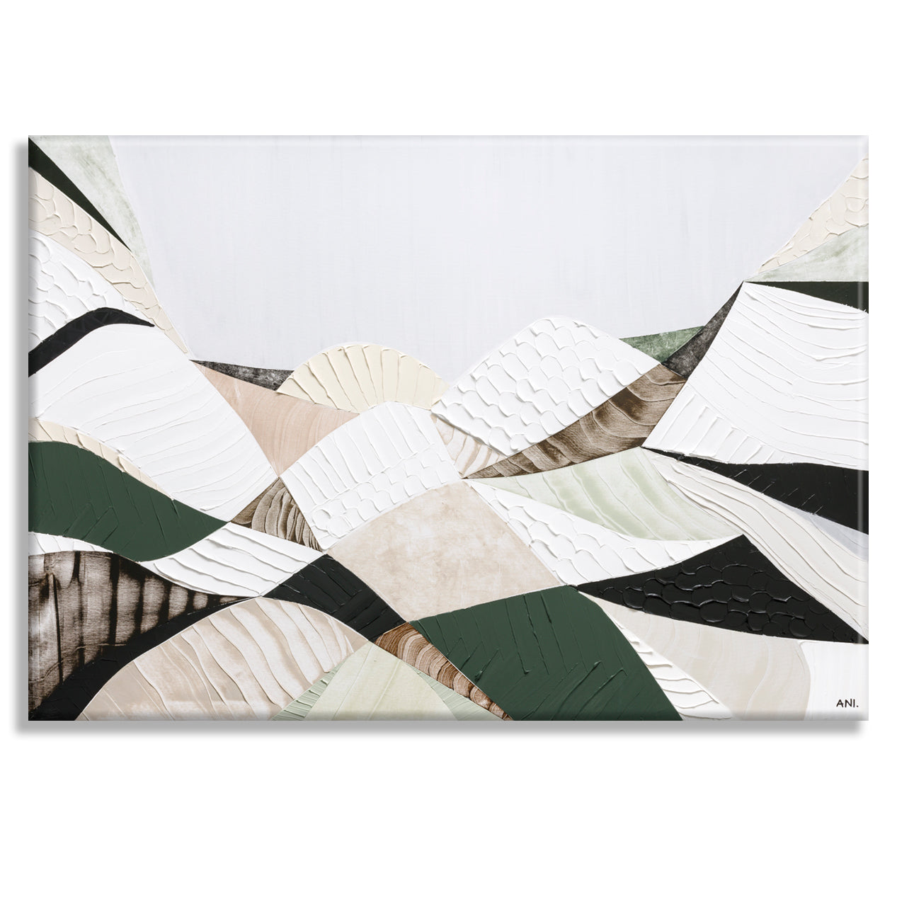 Great Dividing Mountain Ranges original abstract landscape painting Australia, textured contemporary Australian artwork featuring earthy browns sage greens and rich layered textures inspired by native bushland across Queensland New South Wales and Victoria