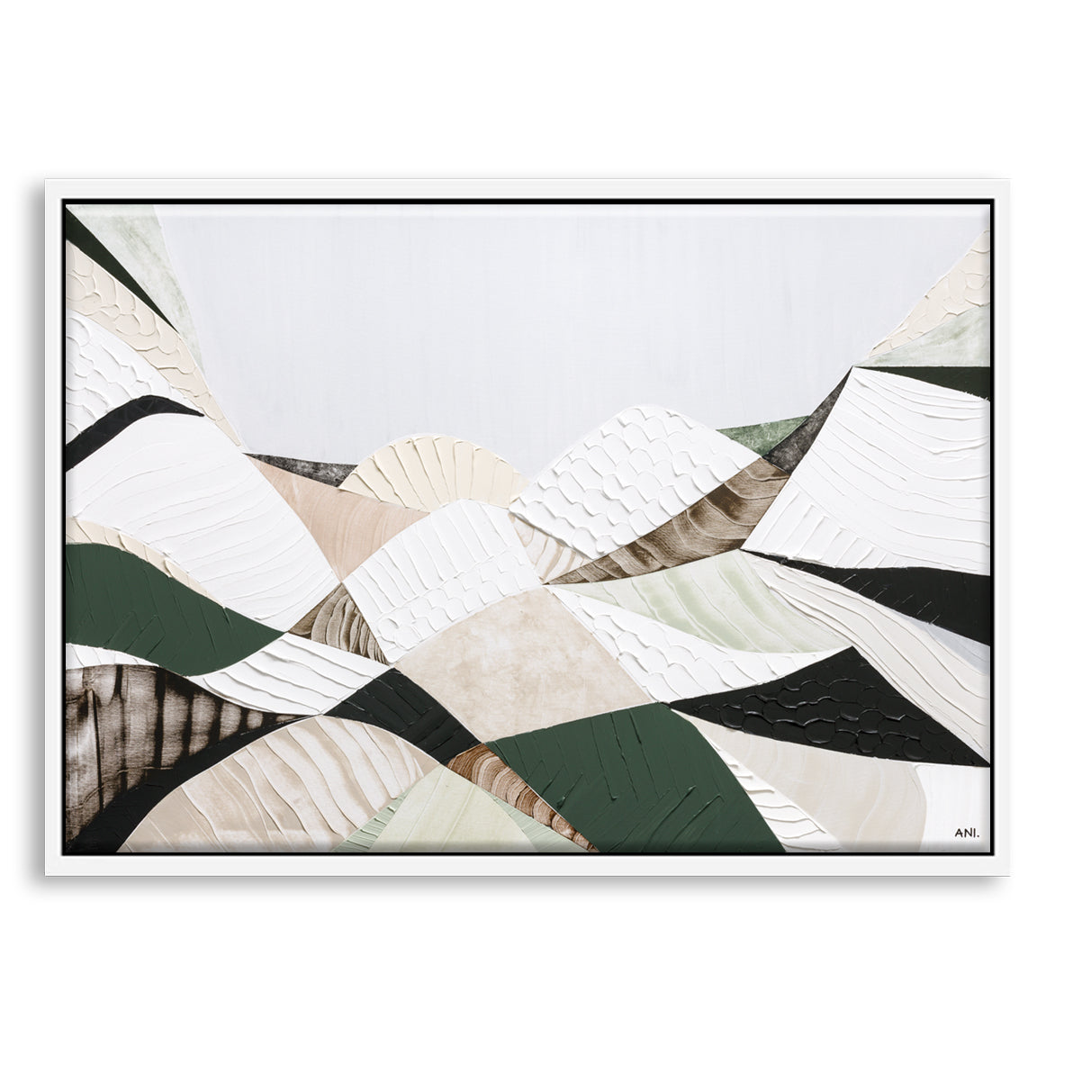 Great Dividing Mountain Ranges original abstract landscape painting Australia, textured contemporary Australian artwork featuring earthy browns sage greens and rich layered textures inspired by native bushland across Queensland New South Wales and Victoria