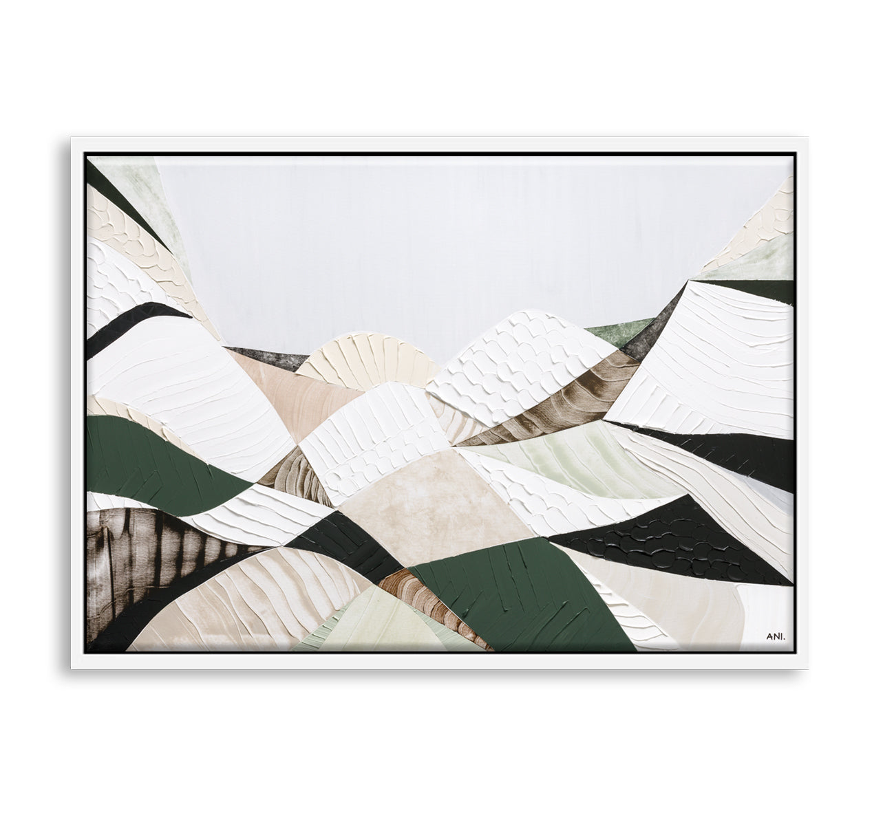 Great Dividing Mountain Ranges original abstract landscape painting Australia, textured contemporary Australian artwork featuring earthy browns sage greens and rich layered textures inspired by native bushland across Queensland New South Wales and Victoria