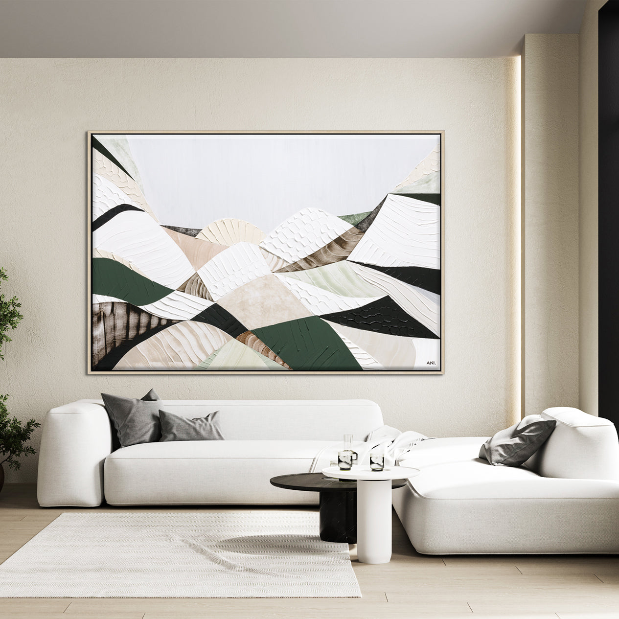 Great Dividing Mountain Ranges 1 Print - Ani Ipradjian Art