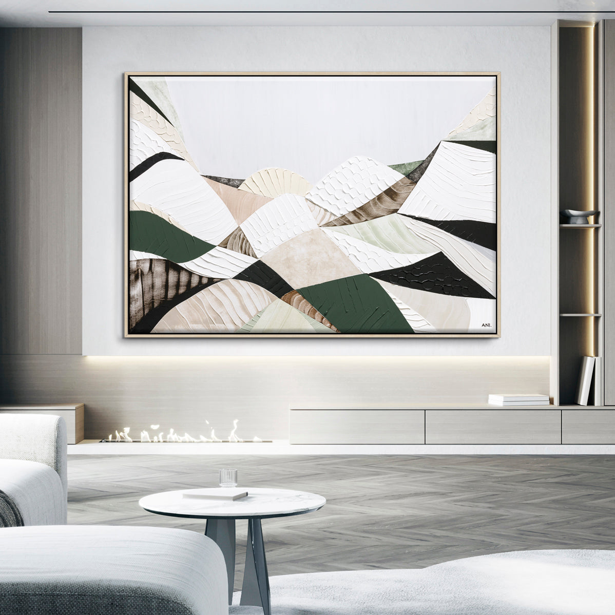 Great Dividing Mountain Ranges 1 Print - Ani Ipradjian Art