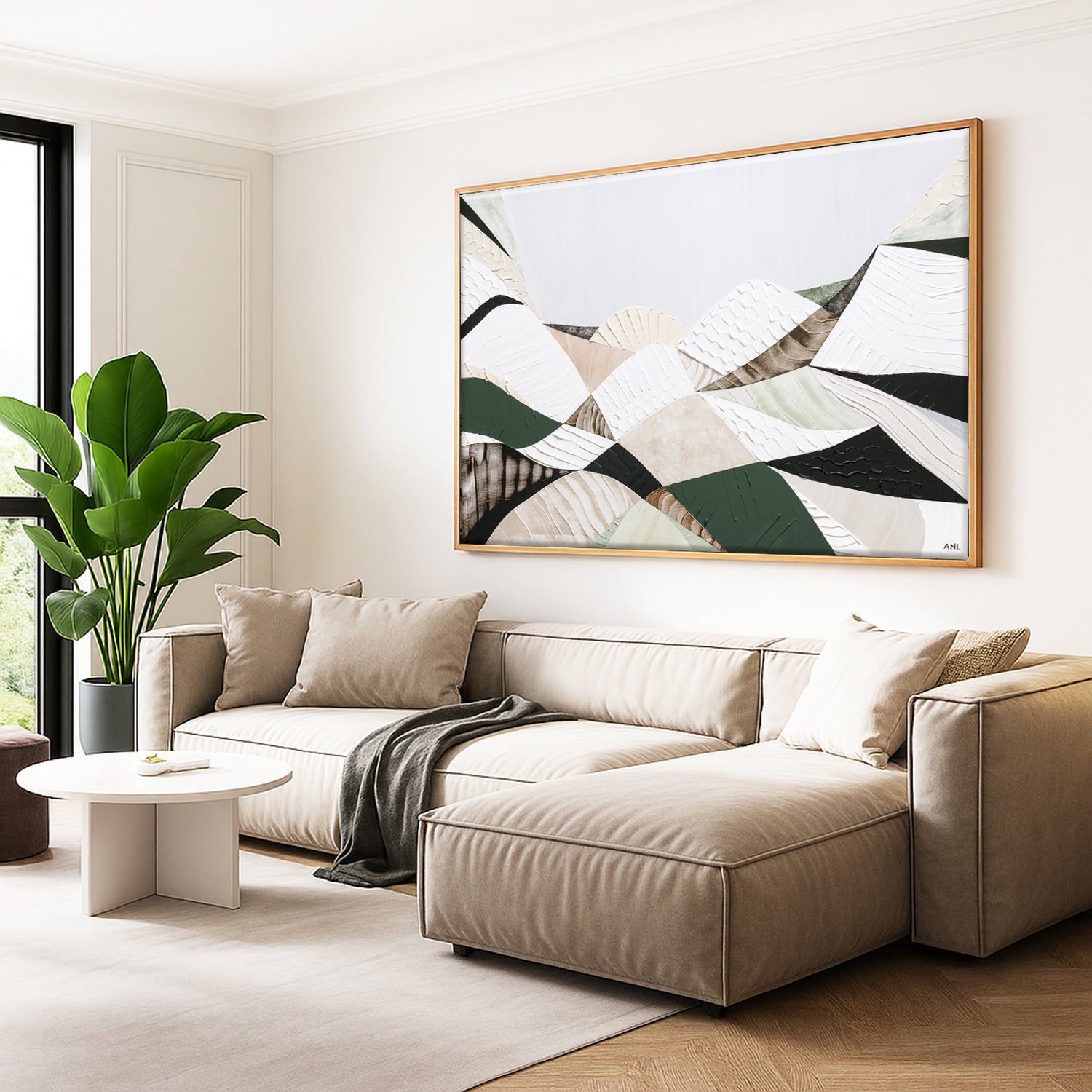 Great Dividing Mountain Ranges original abstract landscape painting Australia, textured contemporary Australian artwork featuring earthy browns sage greens and rich layered textures inspired by native bushland across Queensland New South Wales and Victoria