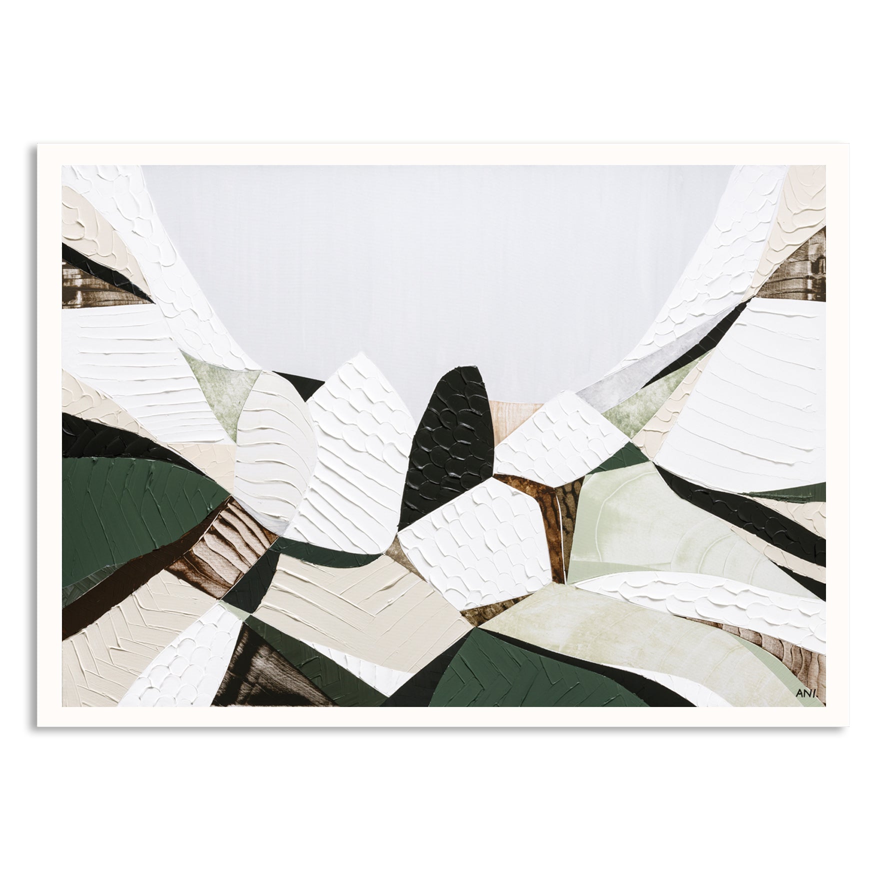 Great Dividing Mountain Ranges abstract landscape print Australian mountain wall art, modern contemporary decor with earthy tones green hues and textured design inspired by iconic Australian bushland and scenic terrain
