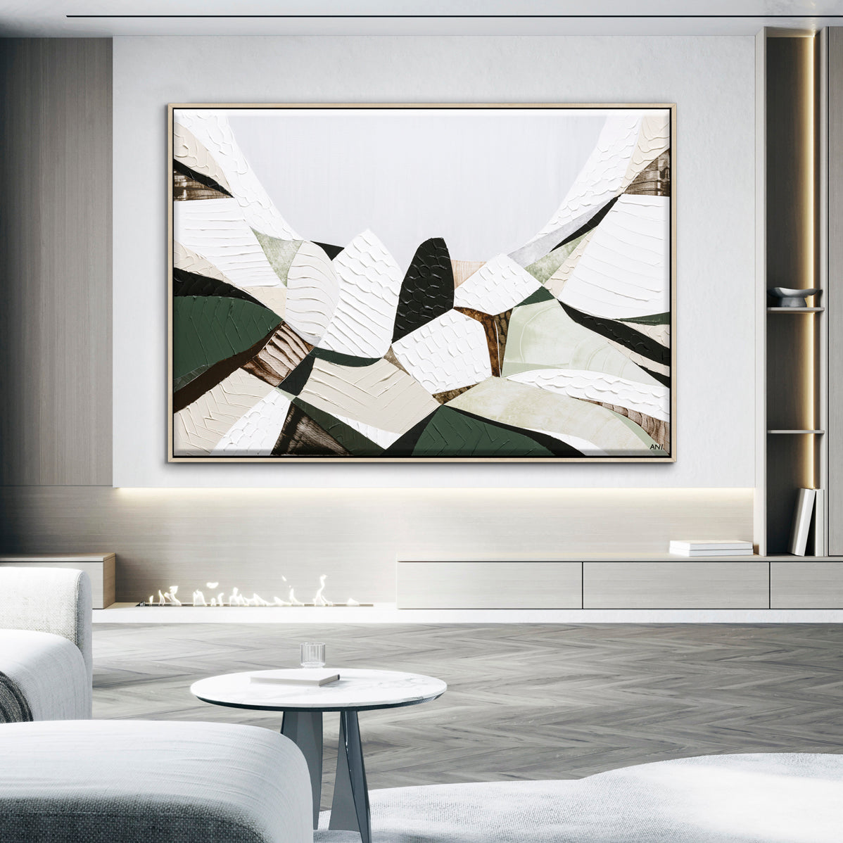 Great Dividing Mountain Ranges original abstract landscape painting Australia, textured contemporary Australian artwork featuring earthy browns sage greens and rich layered textures inspired by native bushland across Queensland New South Wales and Victoria