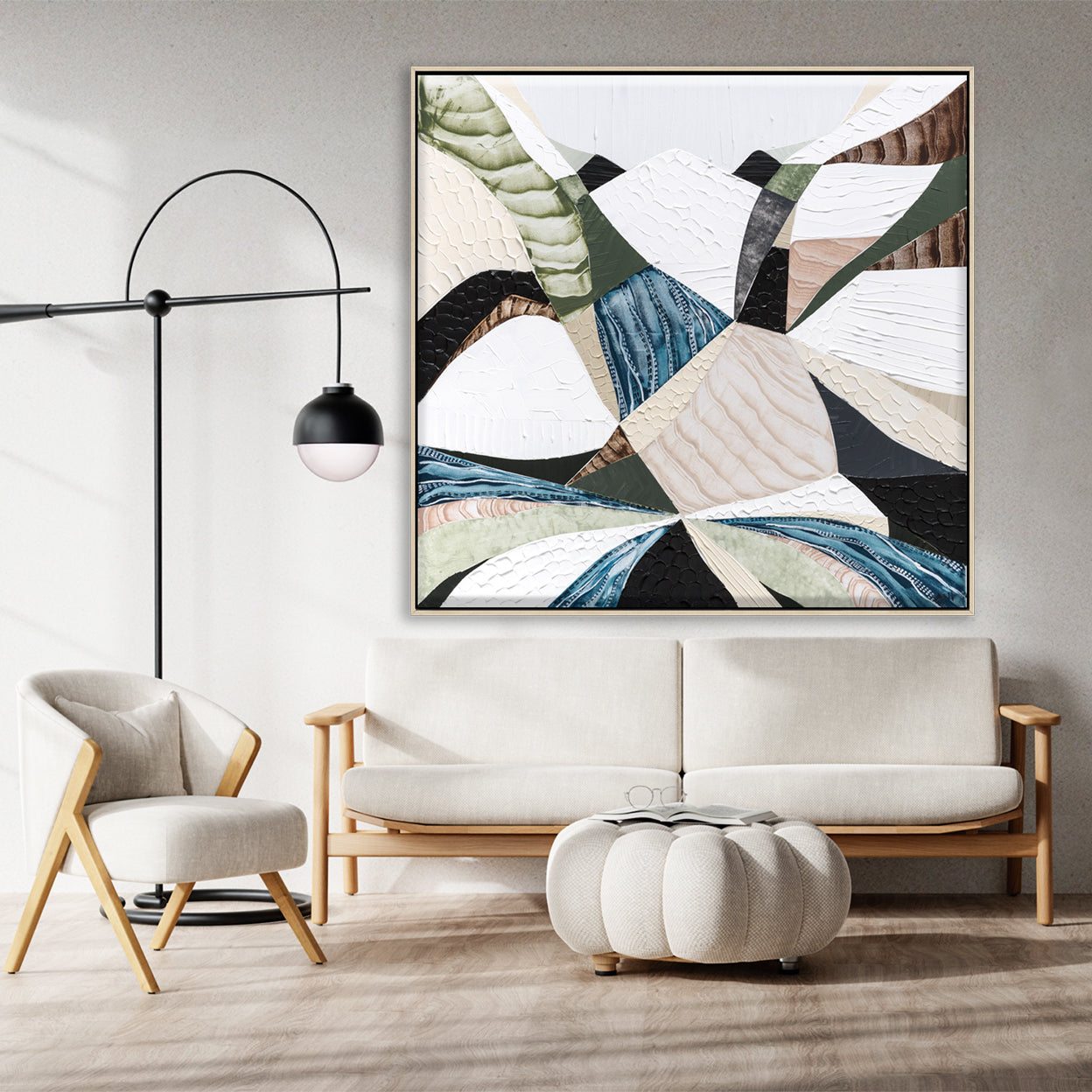 Great Dividing Plateau 2 abstract Australian mountain landscape artwork by Melbourne artist Ani Ipradjian, inspired by the Great Dividing Range, featuring earthy tones, layered textures, and native bushland, contemporary Australian art for collectors and interiors worldwide