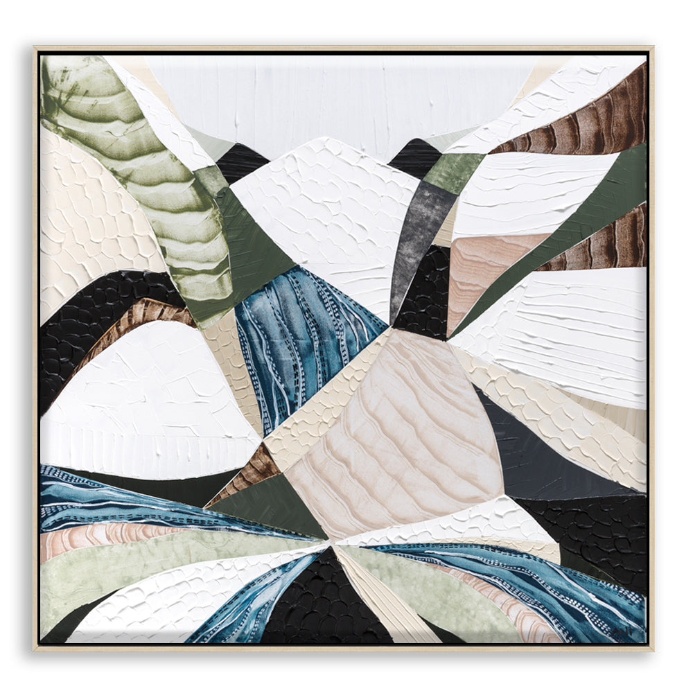 Great Dividing Plateau 2 abstract Australian mountain landscape artwork by Melbourne artist Ani Ipradjian, inspired by the Great Dividing Range, featuring earthy tones, layered textures, and native bushland, contemporary Australian art for collectors and interiors worldwide