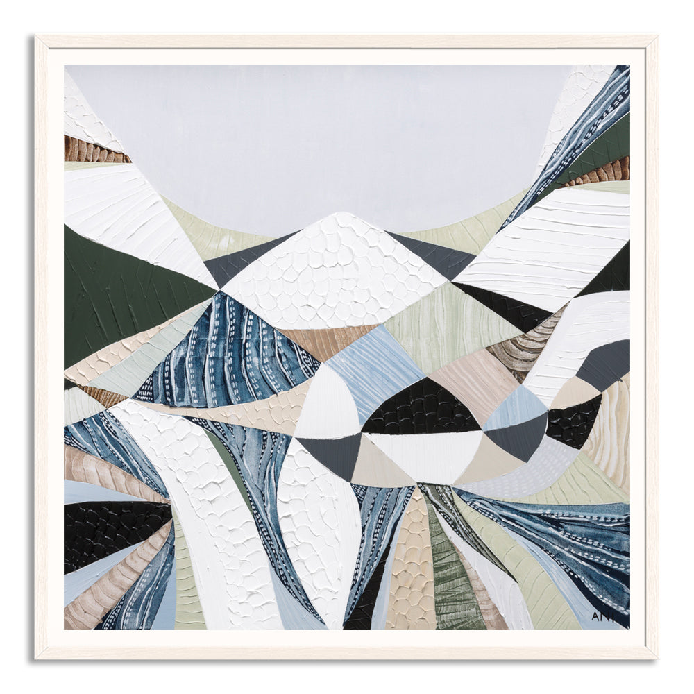 Ani Ipradjian Austrlian Artist Abstract Australian mountain landscape painting inspired by the Great Dividing Range, featuring earthy browns, sage greens, and rich textures capturing native bushland across Queensland, New South Wales, and Victoria—perfect for art collectors, interior designers, and lovers of contemporary Australian wall art worldwide.