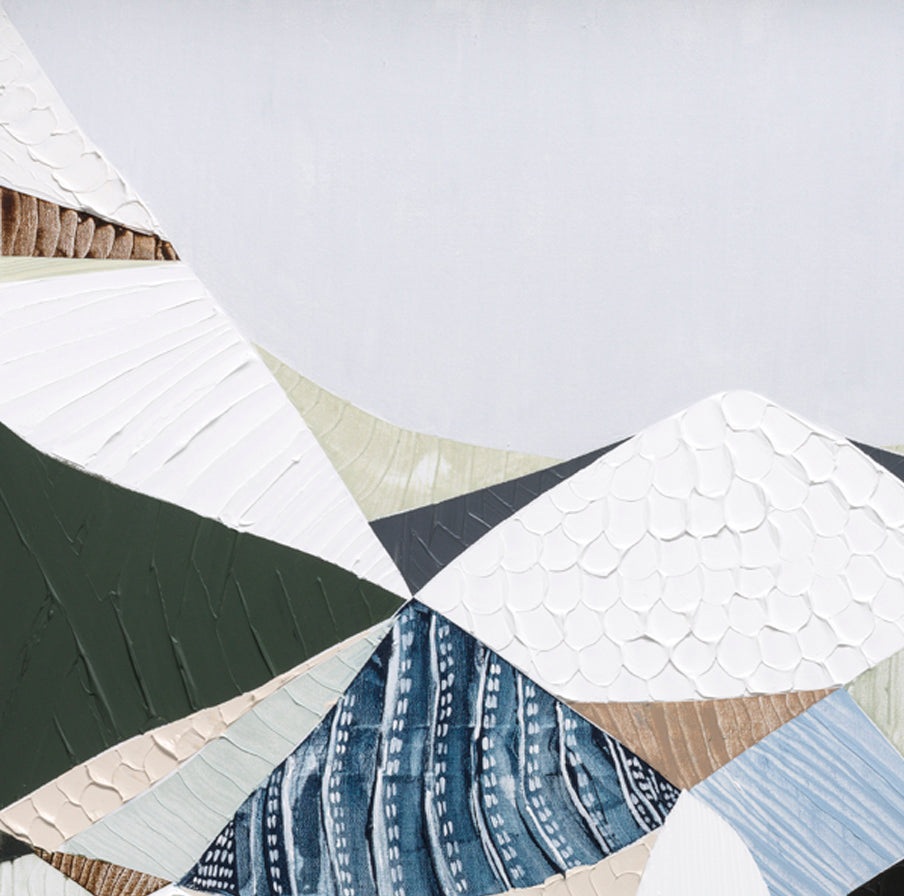 Ani Ipradjian Austrlian Artist Abstract Australian mountain landscape painting inspired by the Great Dividing Range, featuring earthy browns, sage greens, and rich textures capturing native bushland across Queensland, New South Wales, and Victoria—perfect for art collectors, interior designers, and lovers of contemporary Australian wall art worldwide.