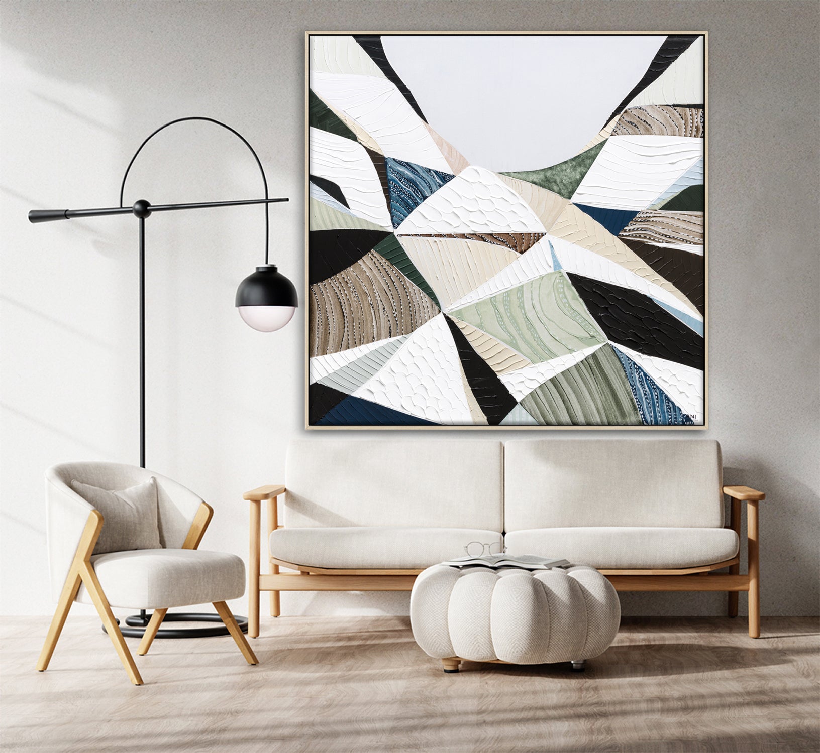 Great Dividing Plateau 8 abstract Australian mountain landscape painting by Melbourne artist Ani Ipradjian, featuring earthy browns, sage greens, and rich textured layers inspired by the Great Dividing Range. Contemporary Australian wall art capturing native bushland, rugged terrain, and the natural beauty of Queensland, New South Wales, and Victoria, ideal for art collectors, interior designers, and lovers of Australian landscape paintings.