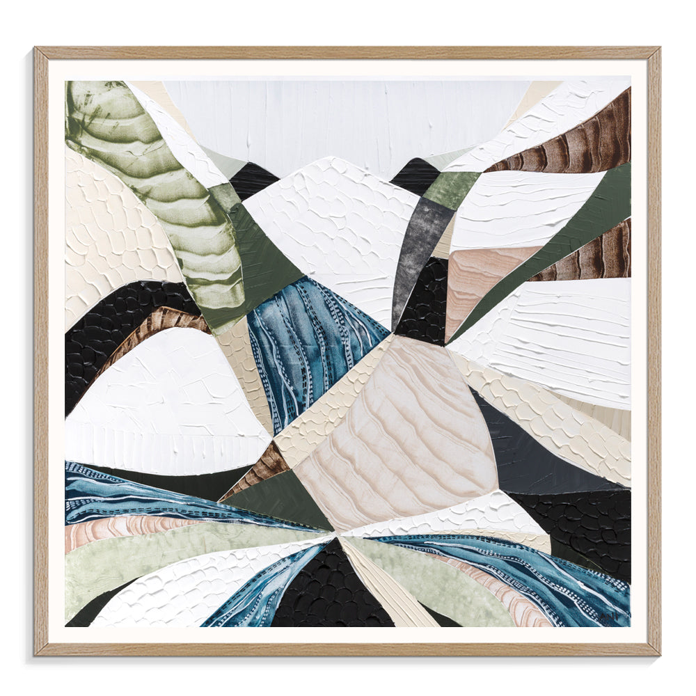 Great Dividing Plateau 2 abstract Australian mountain landscape artwork by Melbourne artist Ani Ipradjian, inspired by the Great Dividing Range, featuring earthy tones, layered textures, and native bushland, contemporary Australian art for collectors and interiors worldwide
