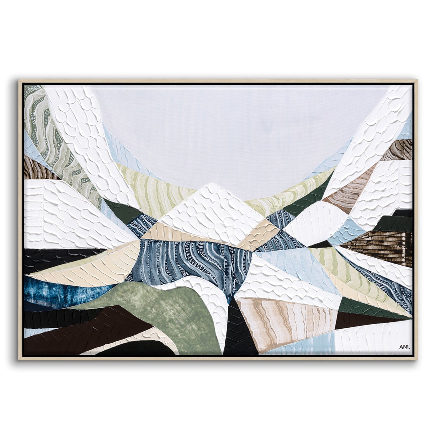 Great Dividing Range original abstract mountain landscape painting Australia, large textured Australian wall art with earthy browns and sage greens, contemporary acrylic artwork inspired by native bushland across Queensland New South Wales Victoria