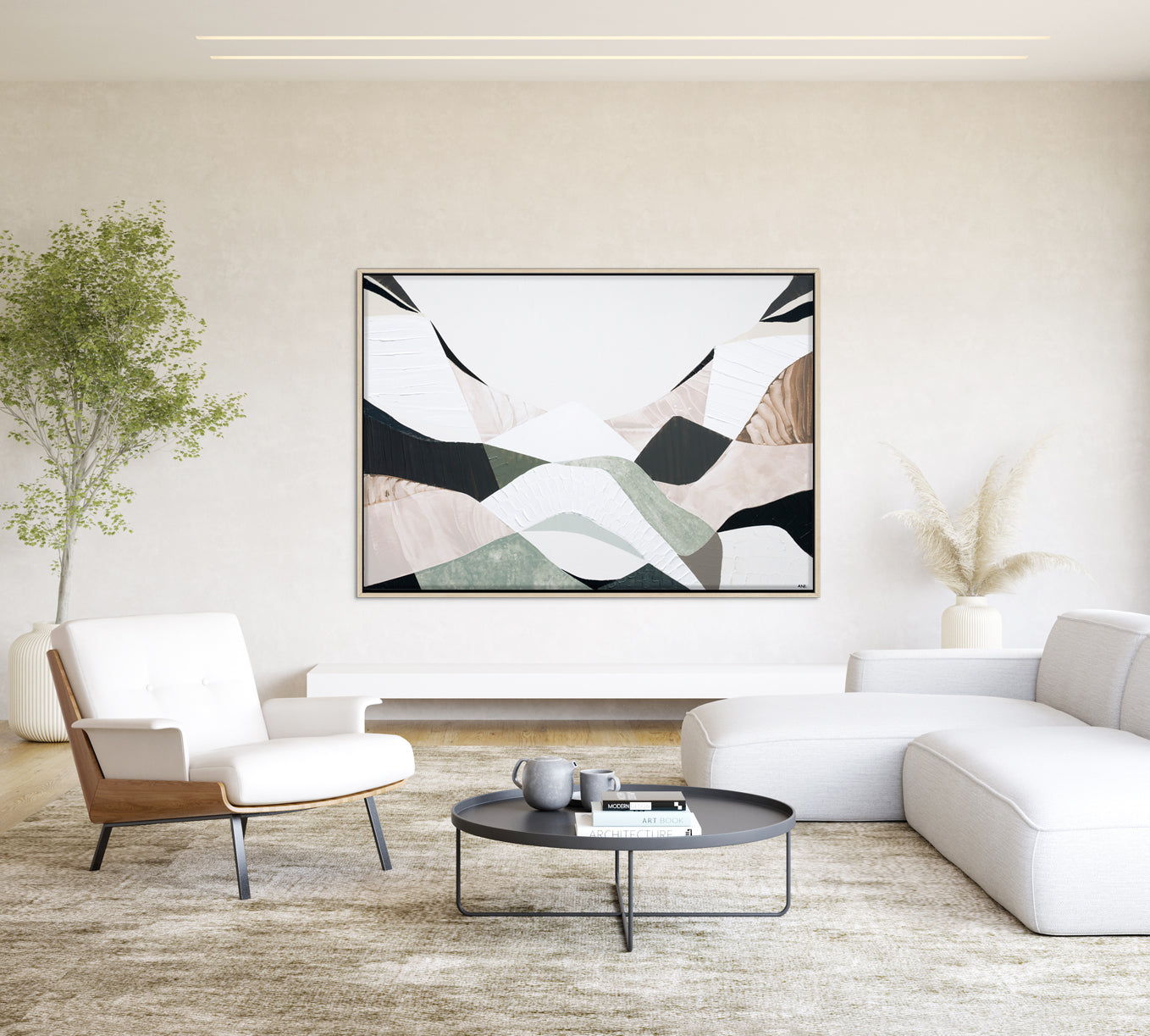 "Great Dividing Ranges" – Original abstract mountain landscape painting by Australian artist Ani Ipradjian, inspired by Australia's most iconic range, with layered textures and earthy tones.