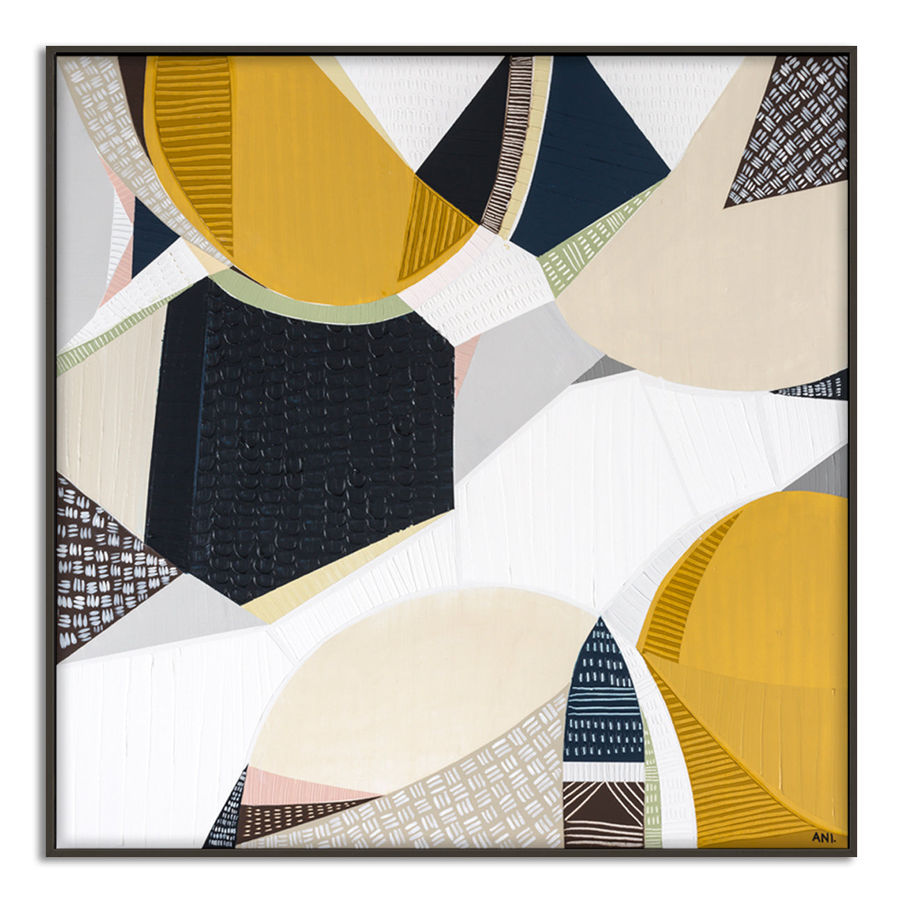 Great Western Plateau print by Ani Ipradjian – abstract Australian Outback art inspired by Uluru and desert landscapes, featuring earthy tones and textured detail. Perfect for collectors and interiors worldwide.