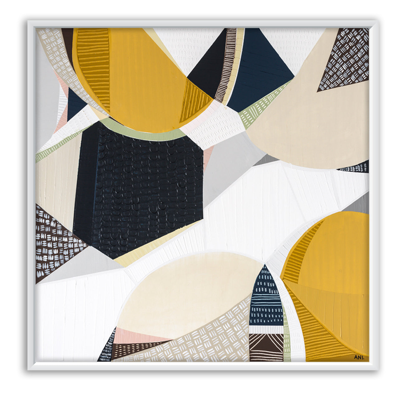 Great Western Plateau print by Ani Ipradjian – abstract Australian Outback art inspired by Uluru and desert landscapes, featuring earthy tones and textured detail. Perfect for collectors and interiors worldwide.