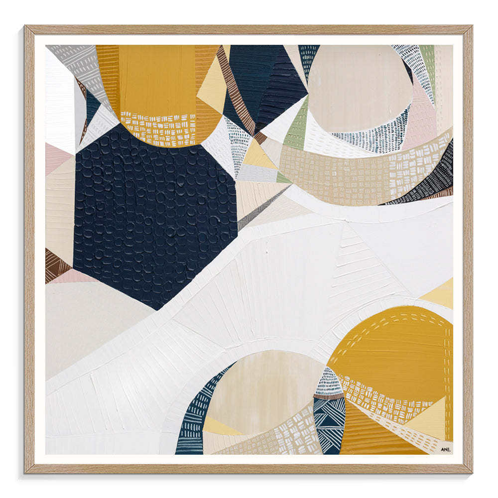 The Heartland of Australia print by Ani Ipradjian – abstract Australian outback artwork featuring textured layers, earthy tones, and bold colors. A modern statement piece for collectors and interior spaces worldwide.