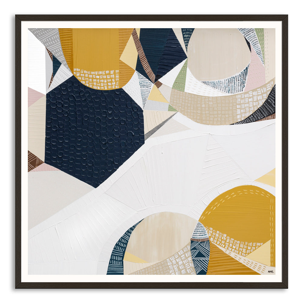 The Heartland of Australia print by Ani Ipradjian – abstract Australian outback artwork featuring textured layers, earthy tones, and bold colors. A modern statement piece for collectors and interior spaces worldwide.