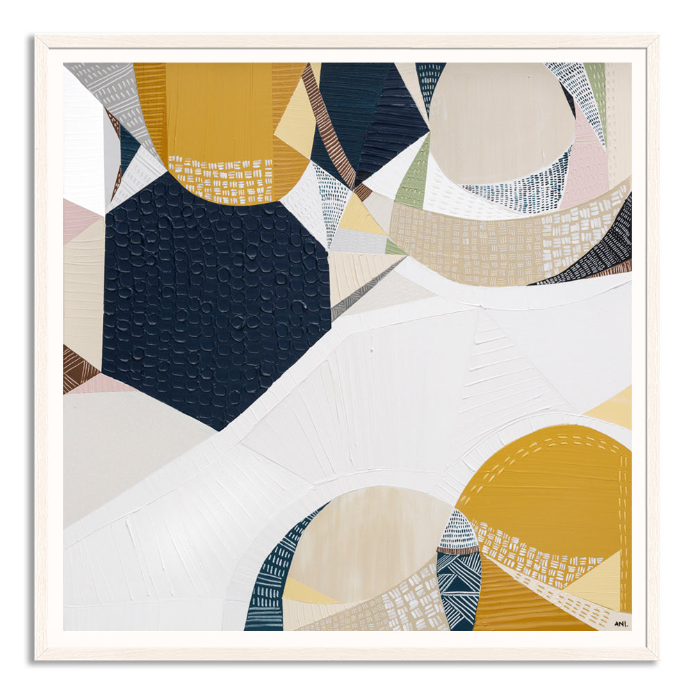 The Heartland of Australia print by Ani Ipradjian – abstract Australian outback artwork featuring textured layers, earthy tones, and bold colors. A modern statement piece for collectors and interior spaces worldwide.