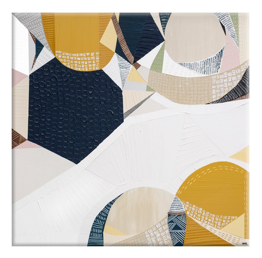 The Heartland of Australia print by Ani Ipradjian – abstract Australian outback artwork featuring textured layers, earthy tones, and bold colors. A modern statement piece for collectors and interior spaces worldwide.