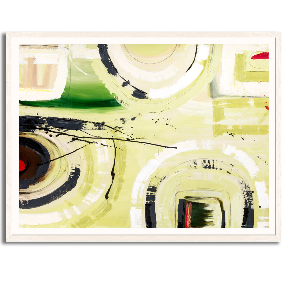 Inspiration l print by Melbourne abstract artist Ani Ipradjian. Featuring textured layers, bold colour palette, and dynamic movement, this artwork represents the beginning of Ani’s artistic journey. A meaningful contemporary Australian print for art collectors, designers, and worldwide buyers, with free shipping in Australia and international delivery available.