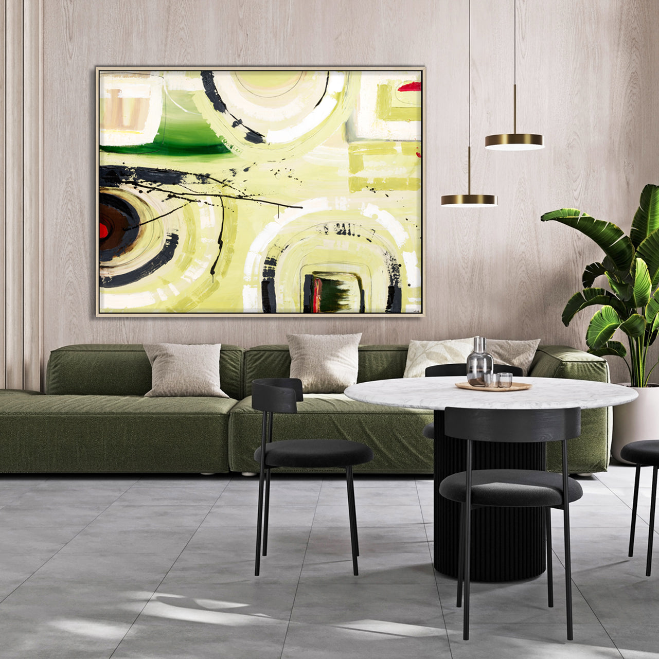 Inspiration – Original abstract painting by Australian artist Ani Ipradjian. The artwork that sparked her professional art journey, featuring bold textures and dynamic forms. Painted in 2008 and launched as the foundation of her signature style in 2018. Framed in Tasmanian Oak, black, or white. A powerful statement piece for collectors and modern interiors.